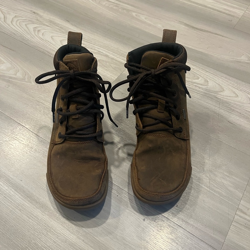 Lems Women's Boulder Summit Hiking Boot in brown waterproof - Picture 5 of 5